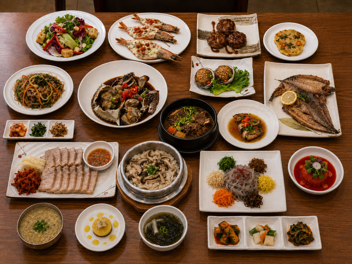 주방장 특선상 한 상 차림